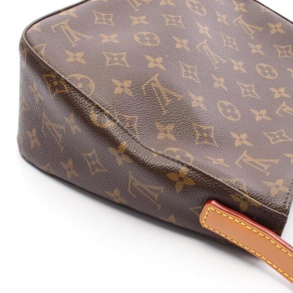 LOUIS VUITTON Brown Monogram Leather Looping MM Shoulder Bag - Picture 8 of 9